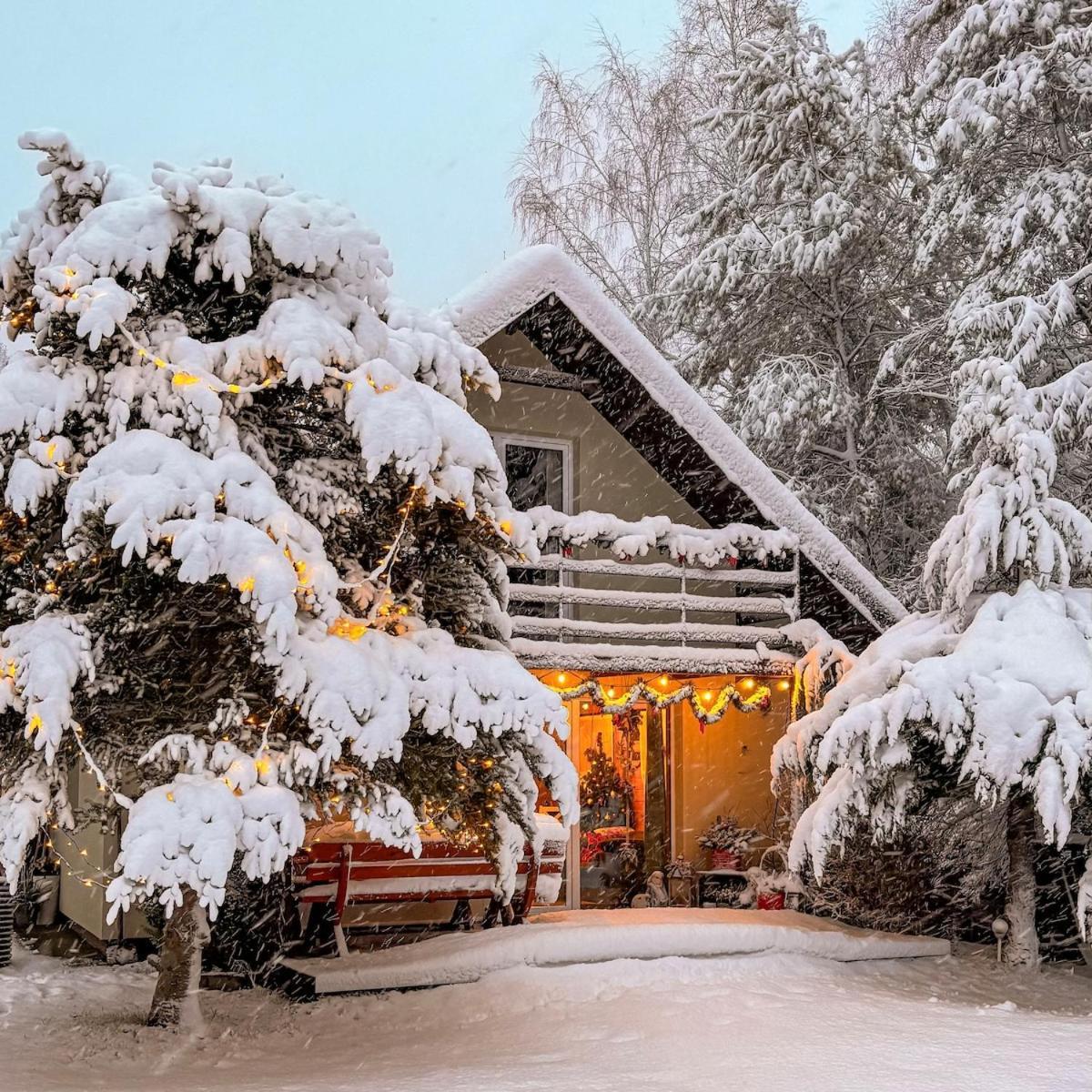 Rajska Cisza - Caloroczny Prywatny Domek W Lesie Nad Jeziorem - Sauna I Balia Krag Экстерьер фото