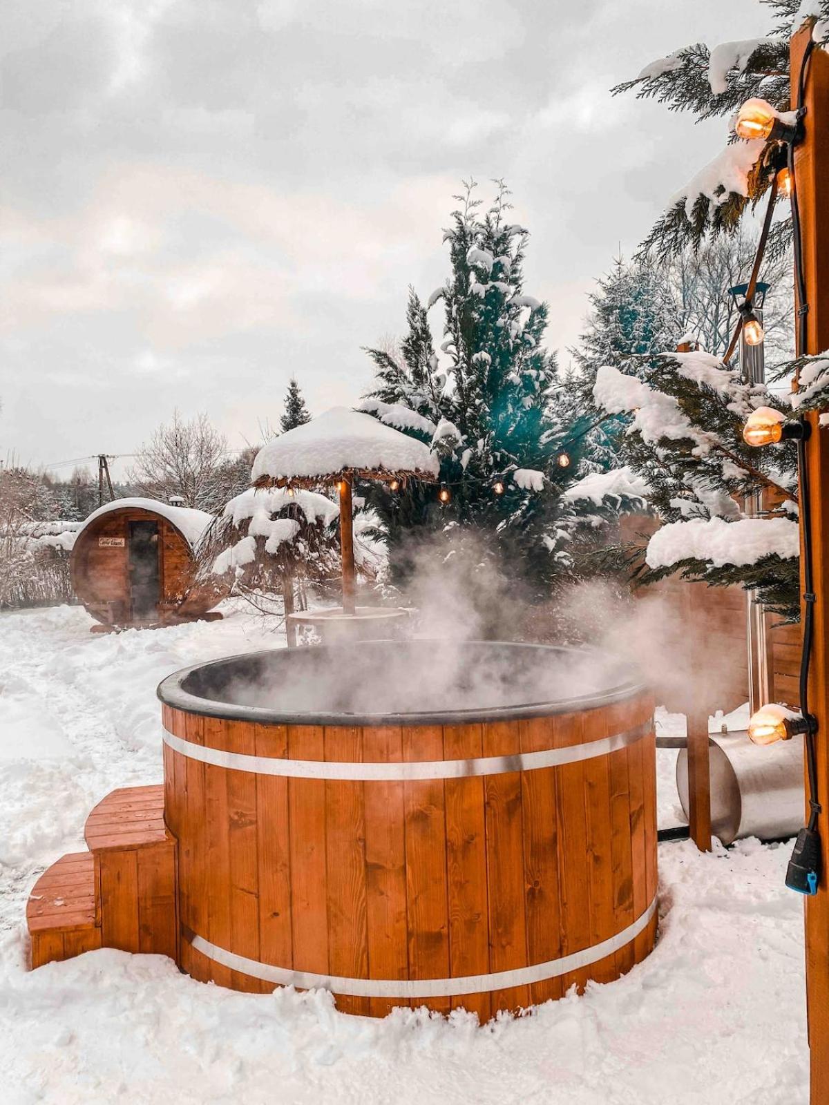 Rajska Cisza - Caloroczny Prywatny Domek W Lesie Nad Jeziorem - Sauna I Balia Krag Экстерьер фото